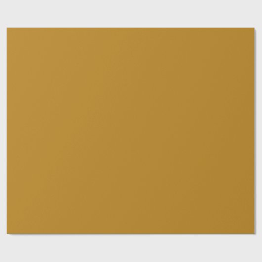 Vaste kleur, donkermosterd, bruingeel cadeaupapier (Vlak)