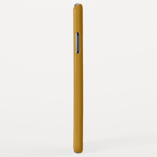 Vaste kleur, donkermosterd, bruingeel Case-Mate iPhone case (Achterkant/rechts)