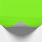 Vaste kleur fluorescerend groen cadeaupapier (Hoek)