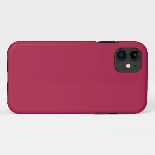 Vaste kleur Franse wijn Case-Mate iPhone Case (Achterkant (horizontaal))