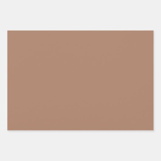 Vaste kleur, glad, gebrande amandelen inpakpapier vel (Voorkant 3)