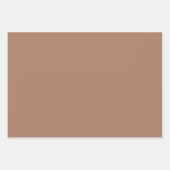 Vaste kleur, glad, gebrande amandelen inpakpapier vel (Voorkant)