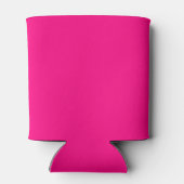 vaste kleur hete roze blikjeskoeler (Achterkant)