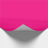 vaste kleur hete roze cadeaupapier (Hoek)