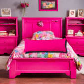 vaste kleur hete roze lichaamskussen