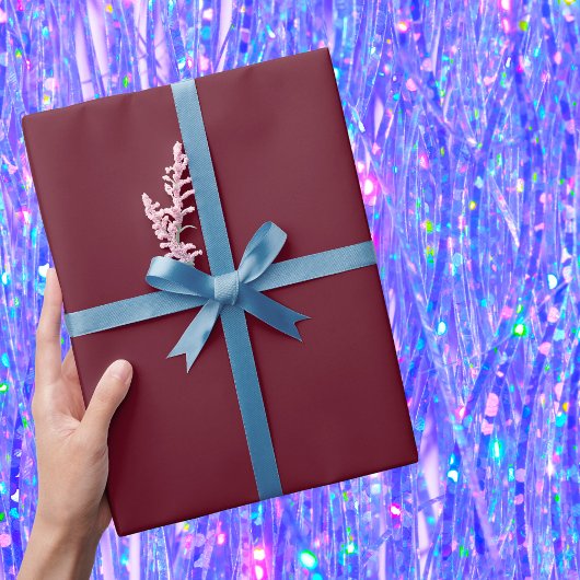 Vaste kleur in poedervorm cadeaupapier