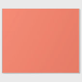 Vaste kleur: koraal cadeaupapier (Vlak)