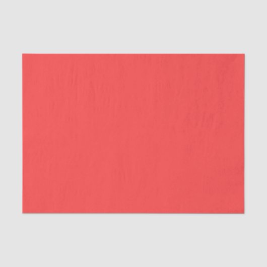 Vaste kleur: koraalrood tissuepapier (Voorkant)