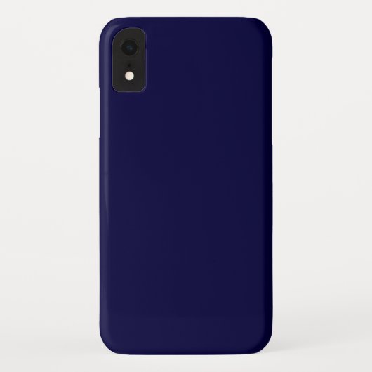 Vaste kleur: Navy Blue Case-Mate iPhone Case (Achterkant)