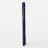 Vaste kleur: Navy Blue Case-Mate iPhone Case (Achterkant/links)