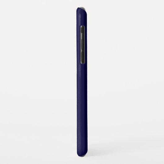 Vaste kleur: Navy Blue Case-Mate iPhone Case (Achterkant/links)