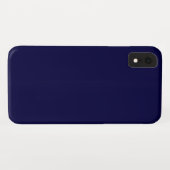 Vaste kleur: Navy Blue Case-Mate iPhone Case (Achterkant (horizontaal))