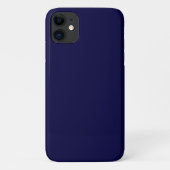 Vaste kleur: Navy Blue Case-Mate iPhone Case (Achterkant)