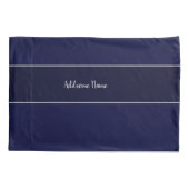 Vaste kleur Navy Blue Cell Phone Kussensloop (Achterkant)