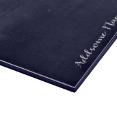 Vaste kleur Navy Blue Kitchen Cutting Board Snijplank (Hoek)