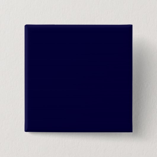 Vaste kleur: Navy Blue Vierkante Button 5,1 Cm (Voorkant)