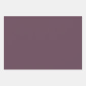 vaste kleur van de aubergine inpakpapier vel (Voorkant 3)