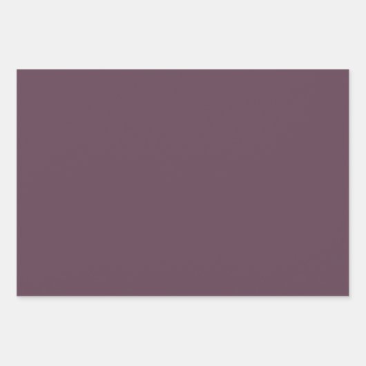 vaste kleur van de aubergine inpakpapier vel (Voorkant 3)