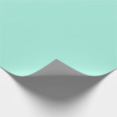 Vaste kleur verse munt cadeaupapier (Hoek)