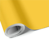 Vaste kleur vlakke, hete gele diepvriezer cadeaupapier (Rol Hoek)