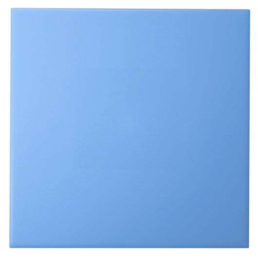 Vaste kleur vlakke lucht blauw tegeltje (Voorkant)