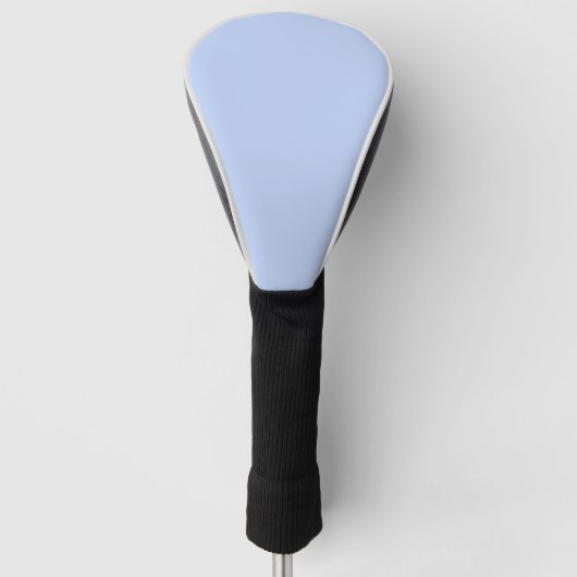 Vaste kleur vlakke rand lichtblauw golfheadcover (Voorkant)