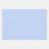 Vaste kleur vlakke rand lichtblauw inpakpapier vel (Voorkant 3)