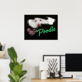 Vaste kleur voor ezelige ogen poster (Thuiskantoor)