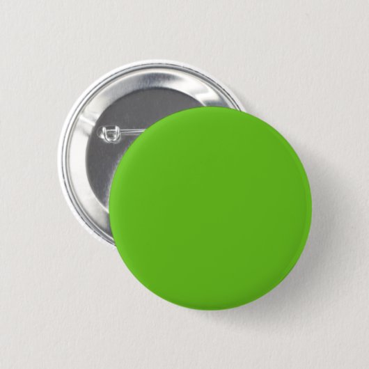 Vaste kleurappelgroen ronde button 5,7 cm (Voorkant /achterkant)