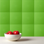 Vaste kleurappelgroen tegeltje<br><div class="desc">Heldere,  groene vaste appelkleur.</div>