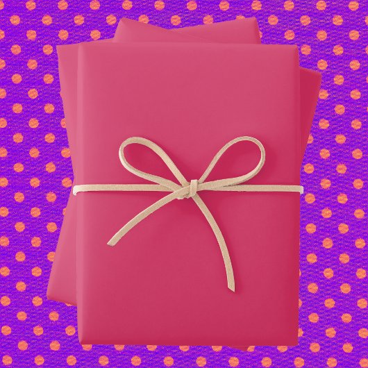 Vaste kleuren inpakpapier vel