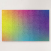 Vaste kleuren Jigzaag Puzzle Legpuzzel (Horizontaal)