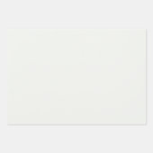 Vaste kleurenkleur met chromatische kant inpakpapier vel (Voorkant 2)