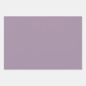Vaste kleuring paarse stoffige lavendel inpakpapier vel (Voorkant 2)
