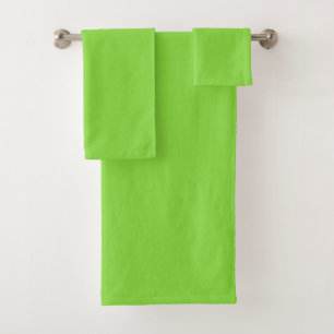 Vaste kleurkiwi-groen bad handdoek