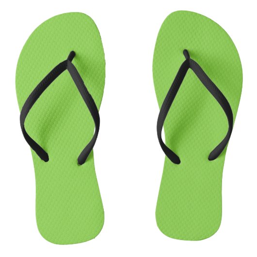 Vaste kleurkiwi-groen teenslippers (Voetbed)
