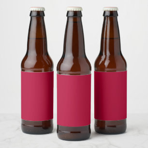 Vaste kleurloze lichte marawijn rood bier etiket