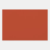 Vaste kleurloze vlakke oranje rood inpakpapier vel (Voorkant 2)