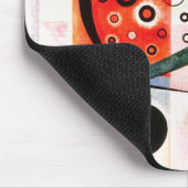 Vaste -  kleurrijke abstractie van Kandinsky Muismat (Hoek)