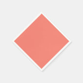 Vaste kleurzalmkoraal servet (Hoek)