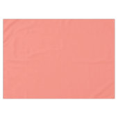 Vaste kleurzalmkoraal tafelkleed (Voorkant (Horizontaal))