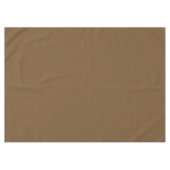 Vaste koffiebruin tafelkleed (Voorkant (Horizontaal))