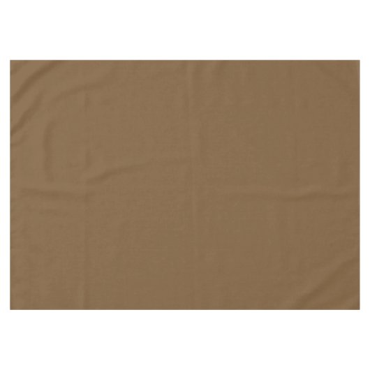 Vaste koffiebruin tafelkleed (Voorkant (Horizontaal))