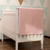 Vaste koraalroze fleece deken