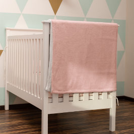 Vaste koraalroze fleece deken
