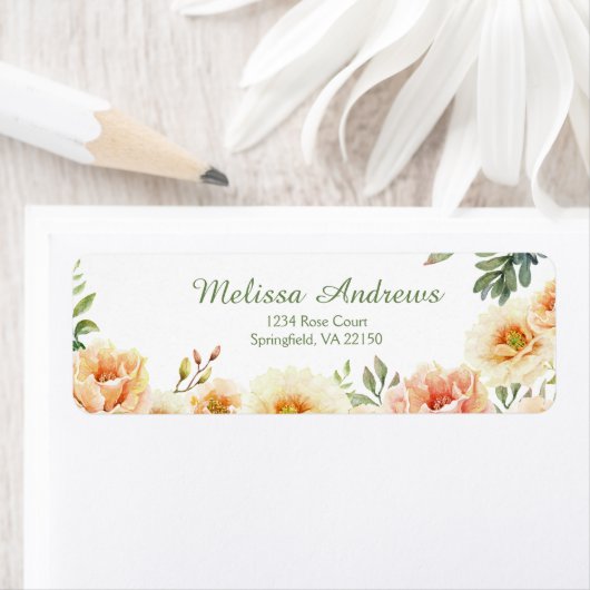 Vaste labels voor het retouradres van de Waterverf (Insitu)