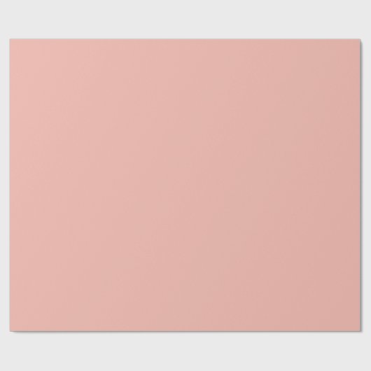 Vaste lichte zalm bleek rood cadeaupapier (Vlak)