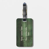 Vaste lijn | Lagen lekken nooit, Vliegwens Bagagelabel (Achterkant verticaal)