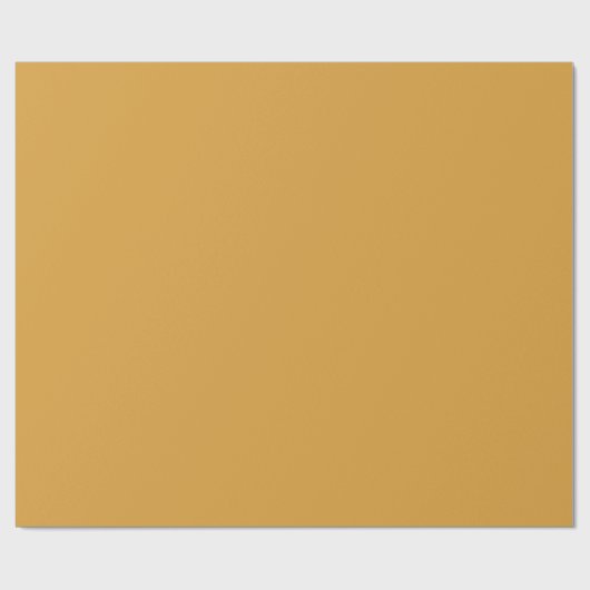 Vaste mosterdgele kleur | Hex# DAA03D Cadeaupapier (Vlak)