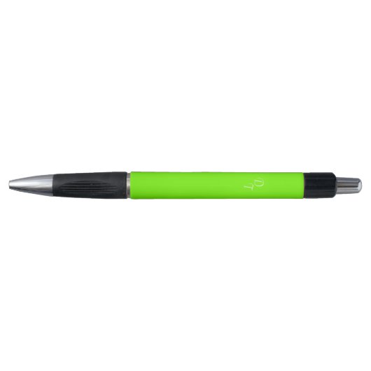vaste neongroen - uw monogrammen pen (Voorkant)